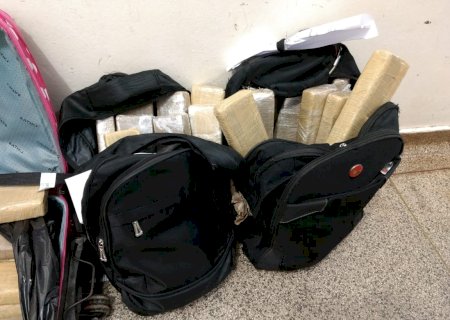 Jovem é preso com maconha que seria levada para o Mato Grosso