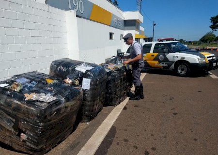 PRE paulista apreende muambas do Paraguai, embarcadas em Nova Alvorada