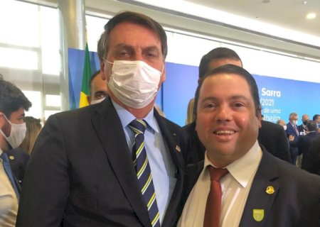 Rodolfo Nogueira participou, juntamente com o Presidente Bolsonaro do lançamento do Plano Safra 2020/2021 nesta Quarta feira 17/06