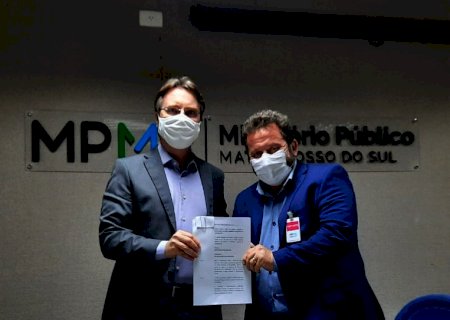 Promotor de Justiça Ricardo Rotunno recebe  Presidente da Câmara de Dourados