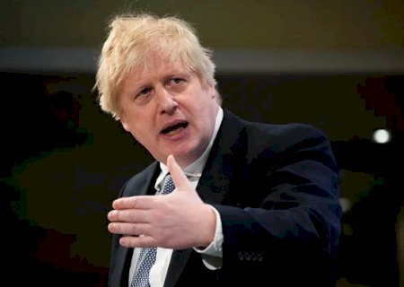 O primeiro-ministro britânico Boris Johnson: Rússia planeja “a maior guerra na Europa desde 1945”