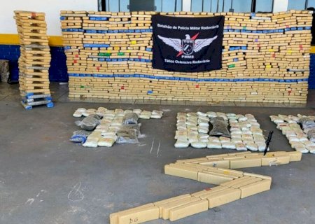 PMR apreende drogas avaliadas em R$ 3,6 milhões na fronteira