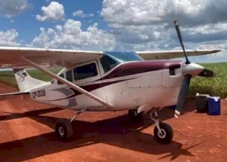 Aeronave com cocaína é interceptada pela polícia paraguaia