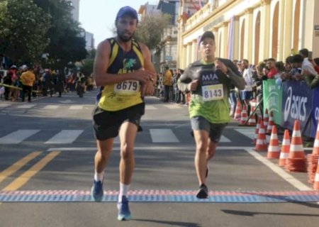 Atleta (douradense)da ABAN Daniel Oliveira conquista o 3 Lugar nos 5Km em prova internacional de Assunção PY
