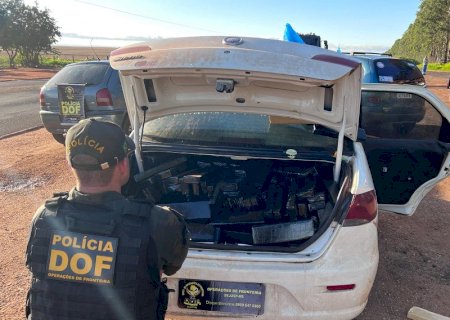 Estudante de medicina é preso com 584 quilos de maconha em carro