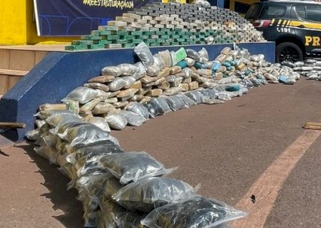 PRF apreende 452 quilos de cocaína e skunk em MS