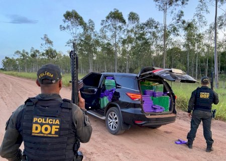 Veículo roubado é recuperado pelo DOF com mais de duas toneladas de maconha