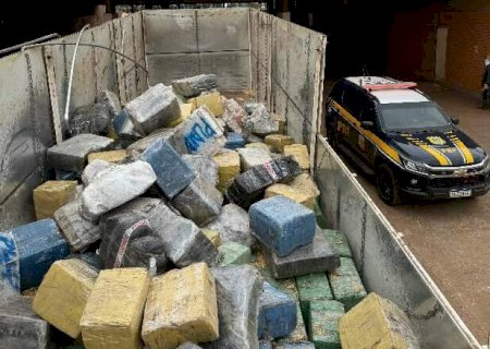 Carreta levava quase 11 toneladas de maconha em carga de milho