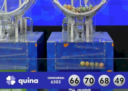 Confira as dezenas sorteadas hoje pela Lotomania, Quina e Super Sete
