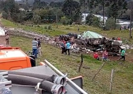 Freio de carreta falha e motorista sul-mato-grossense morre em acidente no PR