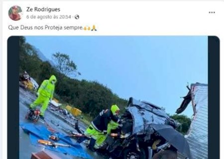 Motorista postou foto de caix&atilde;o 1 dia antes de morrer em acidente impressionante