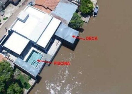 Pre&ccedil;o do luxo: piscina &agrave;s margens do Rio Taquari rende multa de R$ 15 mil