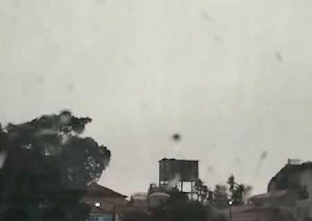 Depois de "neblina" de fuma&ccedil;a, chuva escura come&ccedil;a a limpar c&eacute;u de Corumb&aacute;