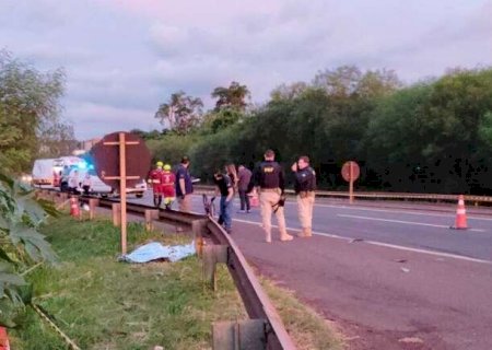 Ciclista morre ao ser arremessada em atropelamento na BR-163