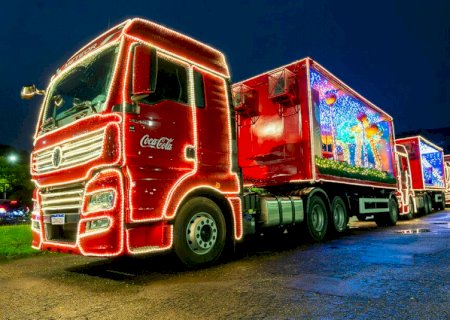 Confira o roteiro da Caravana de Natal da Coca-cola em Dourados e Itaporã