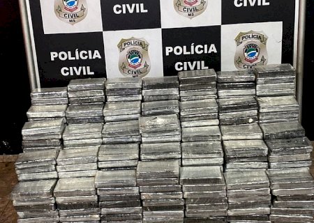 Motorista que saiu de Dourados com 550 quilos de cocaína é preso em Nova Andradina
