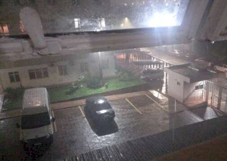Capital segue com pancadas de chuva e aviso de tempestade