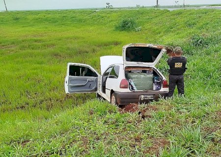 DOF apreende veículo carregado com R$ 80 mil em materiais ilegais