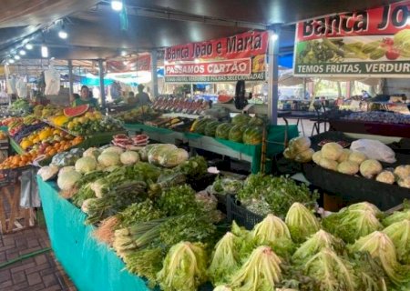 Feira Livre de Dourados funciona normalmente nesta segunda-feira