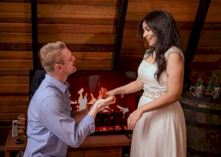 Patrick saiu da Europa para pedir Ellislayne em casamento em MS