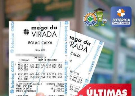 Reta final para a Mega da Virada: &uacute;ltimas cotas dispon&iacute;veis!