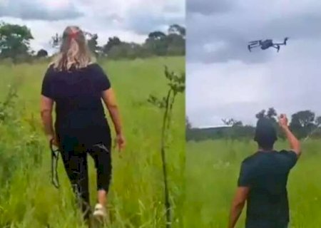 For&ccedil;a-tarefa usa at&eacute; drone em buscas por Sans&atilde;o, c&atilde;o &ldquo;mais procurado&rdquo; da Capital
