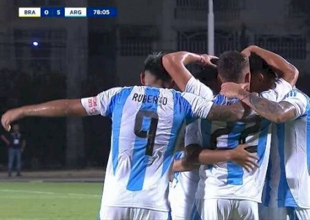 Argentina goleia a Seleção Brasileira na estreia do Sul-Americano Sub-20