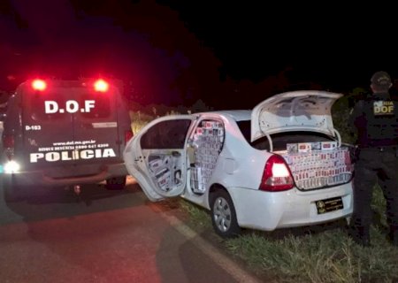 Motorista é preso  com dois mil pacotes de cigarros contrabandeados
