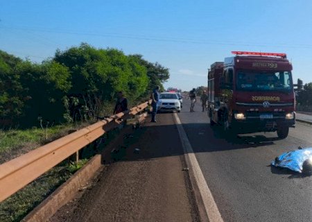 Motociclista morre após pneu de moto estourar na BR-463