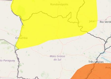 Meteorologia inclui 17 munic&iacute;pios de MS em alerta de chuva intensa