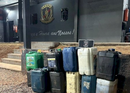 Motorista é preso em flagrante após furtar 260 litros de diesel da empresa onde trabalha