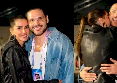 Deborah Secco &eacute; vista pela vez com o novo namorado, produtor de MS