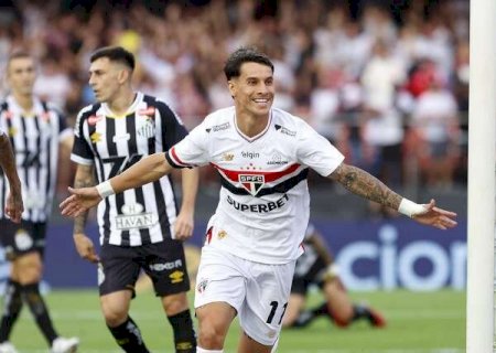 S&atilde;o Paulo vence o Santos em cl&aacute;ssico e conquista primeira vit&oacute;ria no Brasileir&atilde;o
