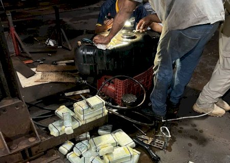 Viajando com a família, paulista é preso com 37 quilos de cocaína em Amarok