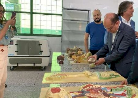 Com laborat&oacute;rio e sala de m&uacute;sica, Escola Estadual &eacute; entregue em Campo Grande