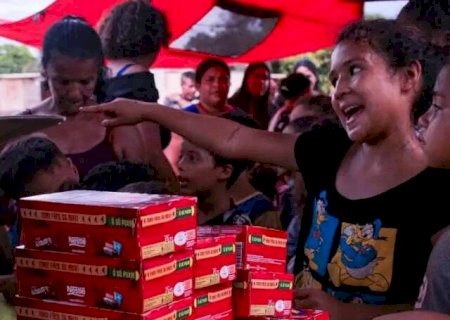 Campanha arrecada chocolates para crian&ccedil;as de favelas e comunidades da Capital