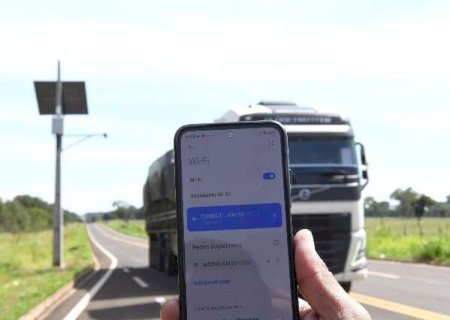 Rodovia que liga Campo Grande a Santa Rita do Pardo recebe internet gratuita