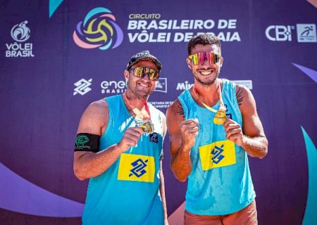 Campo-grandense leva medalha de ouro em Circuito de V&ocirc;lei de Praia