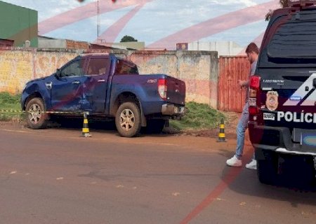 Homem morre prensado por caminhonete e a suspeita é de homicídio