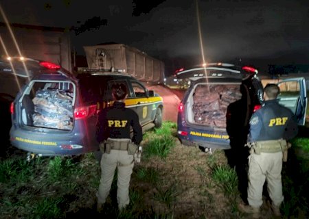 PRF apreende 1 tonelada de cocaína em carga de minério em menos de 24 horas