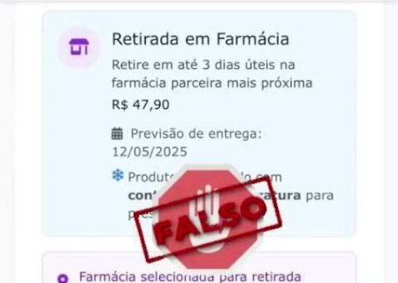 &Eacute; "fake" que Mounjaro esteja &agrave; venda com retirada na Casa da Sa&uacute;de