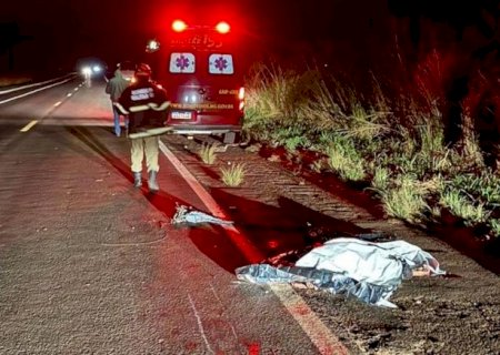 Ciclista morre atropelado por ve&iacute;culo que fugiu na MS-134