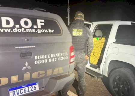 Adolescente de 16 anos é apreendido com 812 kg de maconha em sua oitava viagem para facção