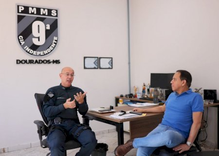 Em Dourados, Coronel David entrega recursos para ampliar atendimentos na saúde e visita a 9ª CIPM