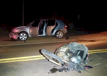 Motociclista morre em colisão frontal na MS-145 entre Deodápolis e Ipezal
