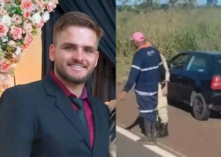 Jovem morre ao ser atingido por peça que se solta de carreta na BR-262