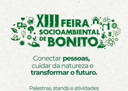 XIII Feira Socioambiental de Bonito promete reunir saberes, pessoas e ações em prol do meio ambiente