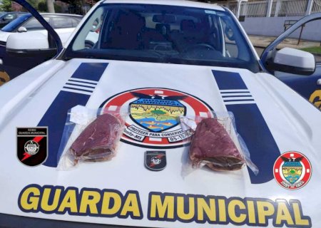 Ladrão de picanha é preso pela Guarda Municipal de Bonito