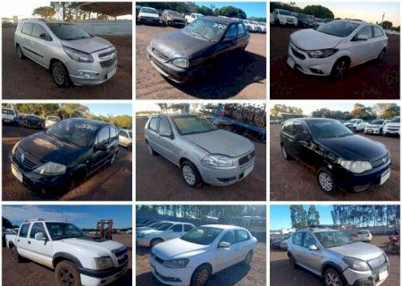 Leil&atilde;o do Detran tem S10, Onix, Voyage e motos com lances de R$ 1,5 mil