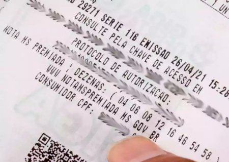 Nota MS Premiada pode pagar at&eacute; R$ 300 mil na pr&oacute;xima semana